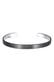 Armband Herren Basic Bangle Matt 925 Silber Schwarz