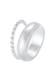 Ring Bandring Twisted Gedreht 2er Set Basic 925 Silber Silber