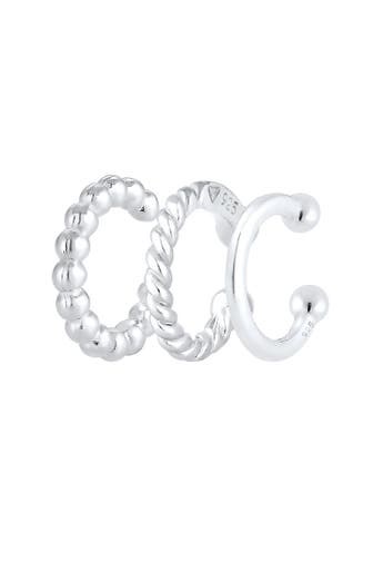 ELLI Ohrringe Earcuff 3er Set 925 Silber silber
