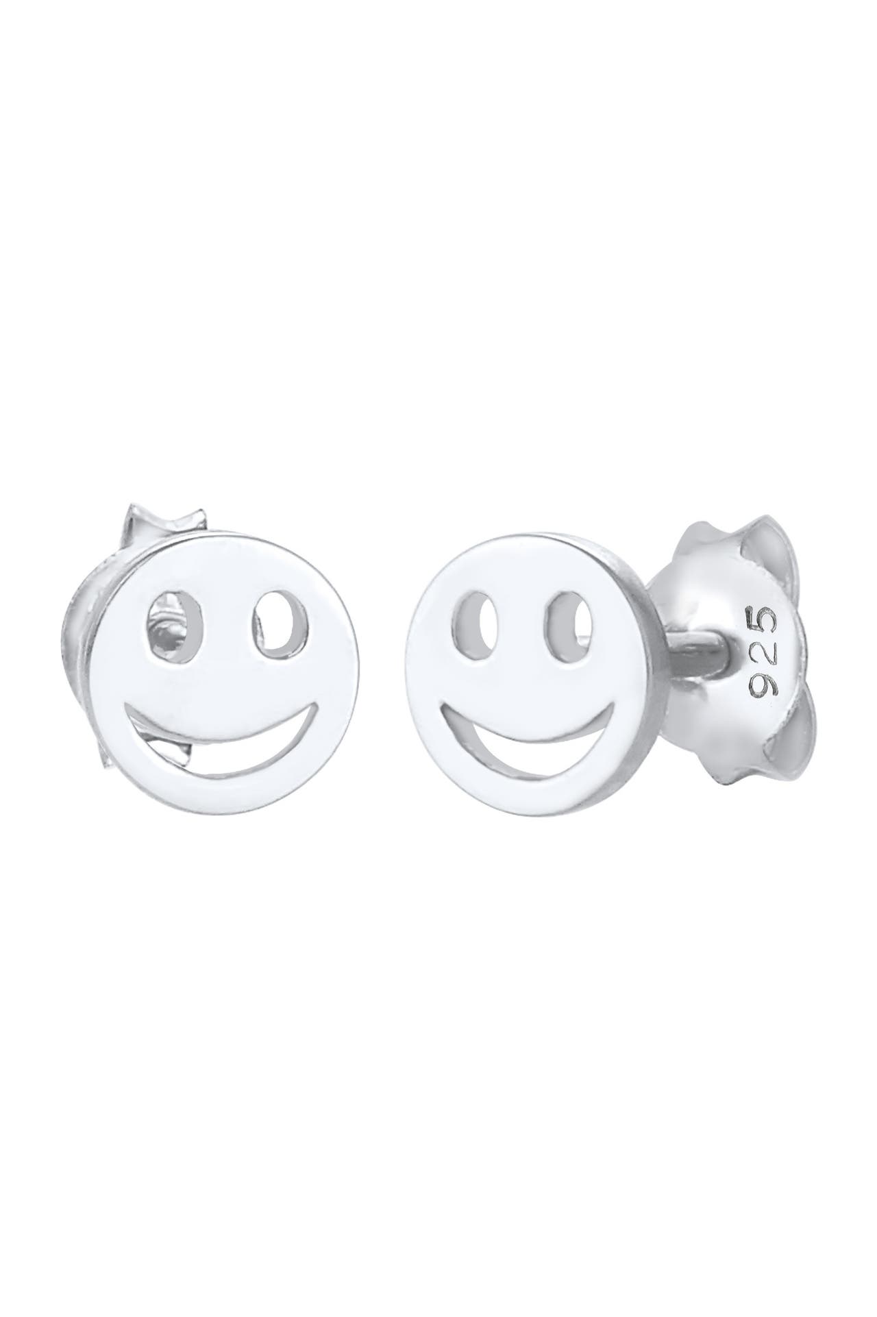 ELLI Ohrringe Kinder Plättchen Basic Trend 925 Silber, Bild 1