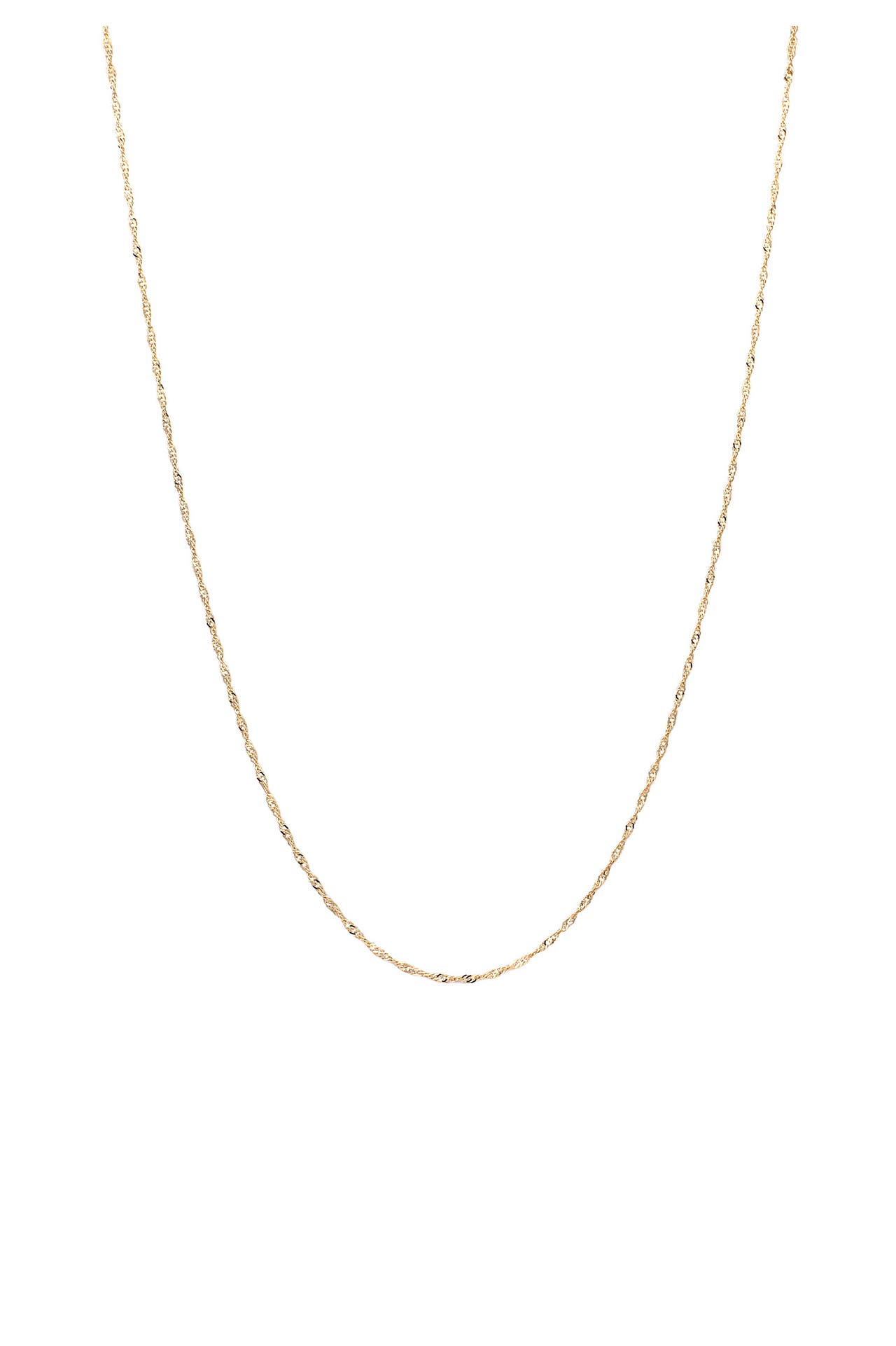 ELLI PREMIUM Kette Singapurkette fein 585 Gelbgold Gold, Bild 1