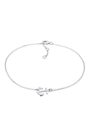 ELLI Fußschmuck Anker Symbol Maritim 925 Silber