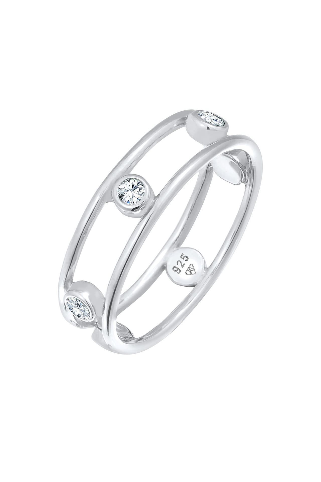 ELLI Ring Glamouröse Elegant 925 Silber, mit Kristallen von Swarovski®, Bild 1