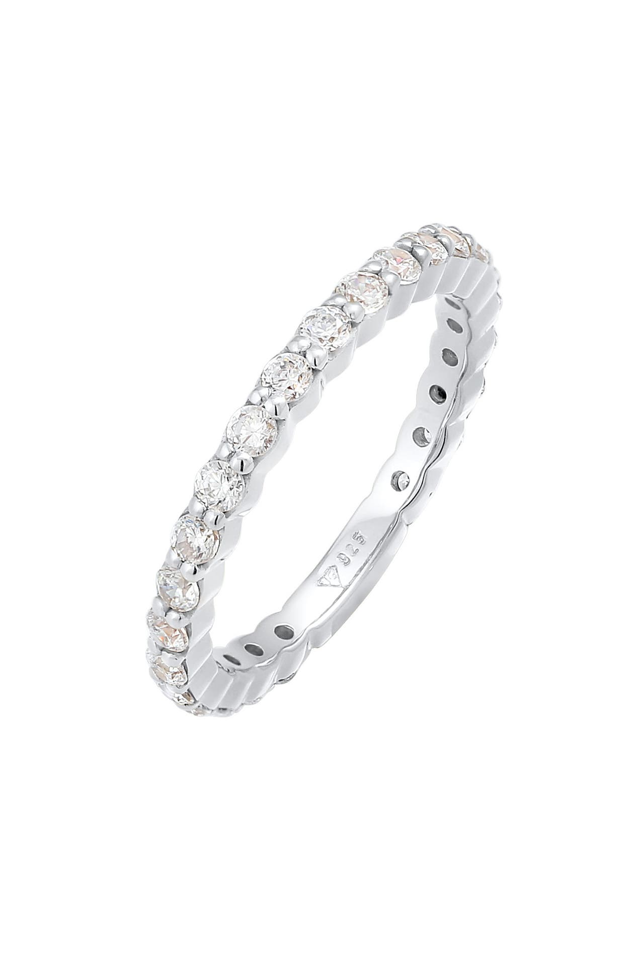 ELLI Ring Memoire Eternity Zirkonia Funkelnd 925 Silber, Bild 1