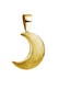 Anhänger Halbmond Moon Astro Basic Trend 925 Silber