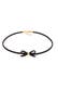 Kette Elli Halskette Kropfband Choker Leder Schleife Tracht 925 Silber Gold