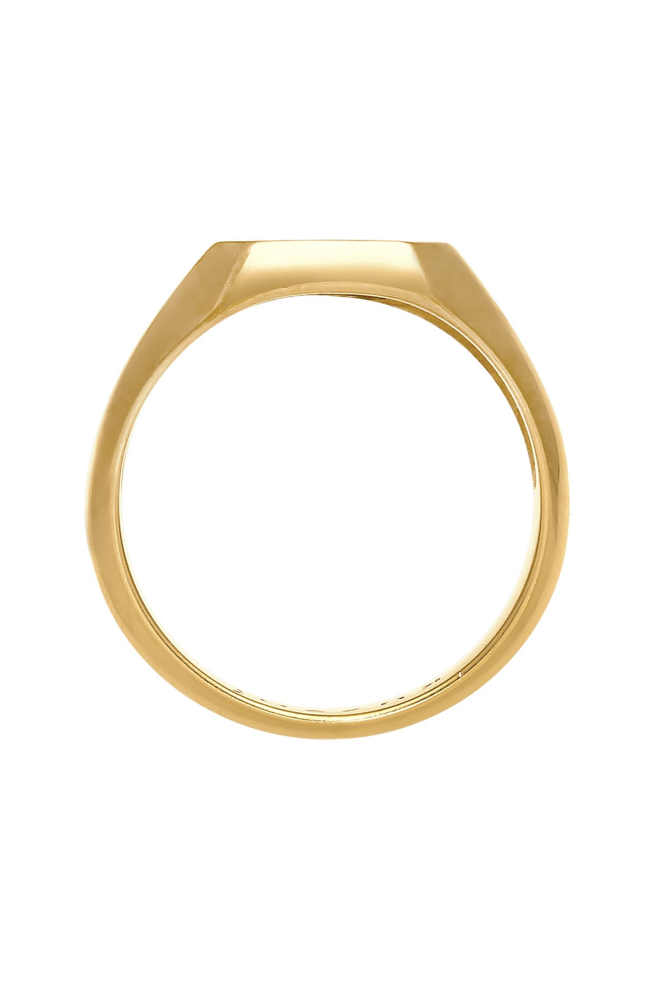KUZZOI Ring Siegelring Emaille Blau 925 Silber gold, Bild 1