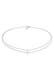 Kette Choker Layering Disc Kreis Geo 925 Silber Silber