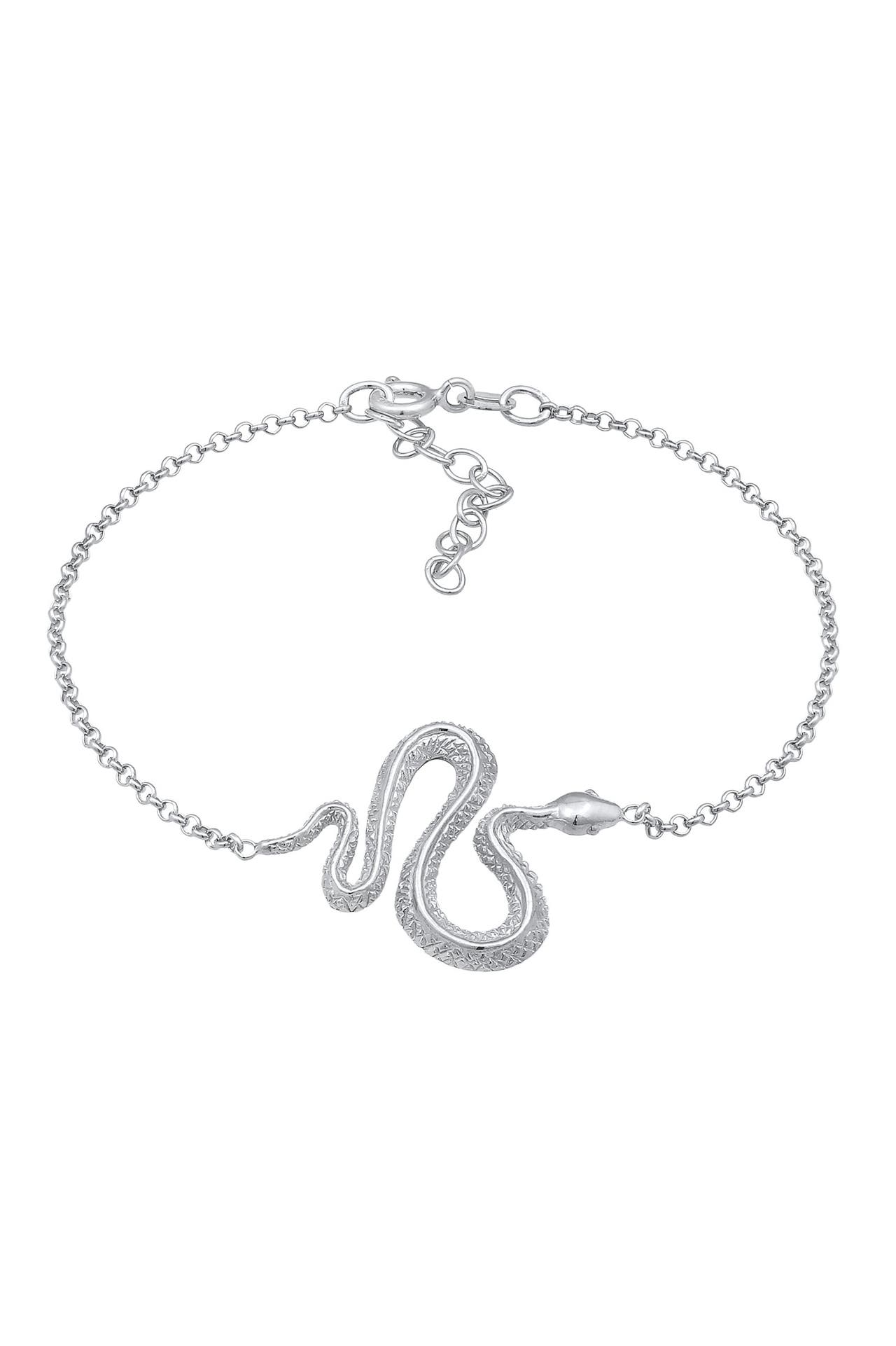 ELLI Armband Schlange Snake Modisch 925 Silber Silber, Bild 1