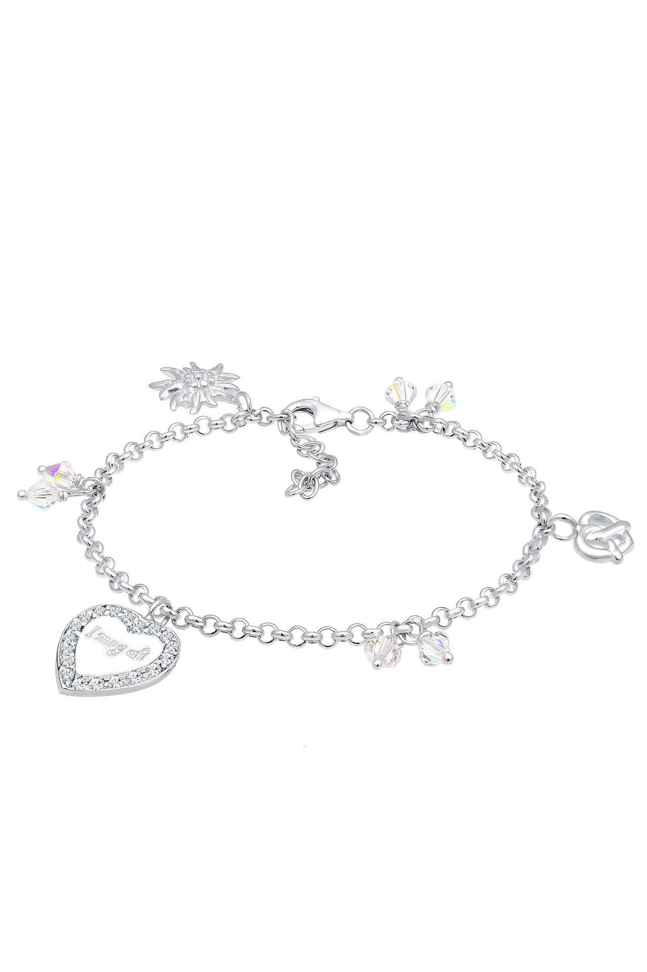 ELLI Bettelarmband mit Kristallen Swarovski® Silber, Bild 1