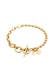 Armband Kugel Gliederkette Rund Knebel-Verschluß 925 Sterling Silber Gold