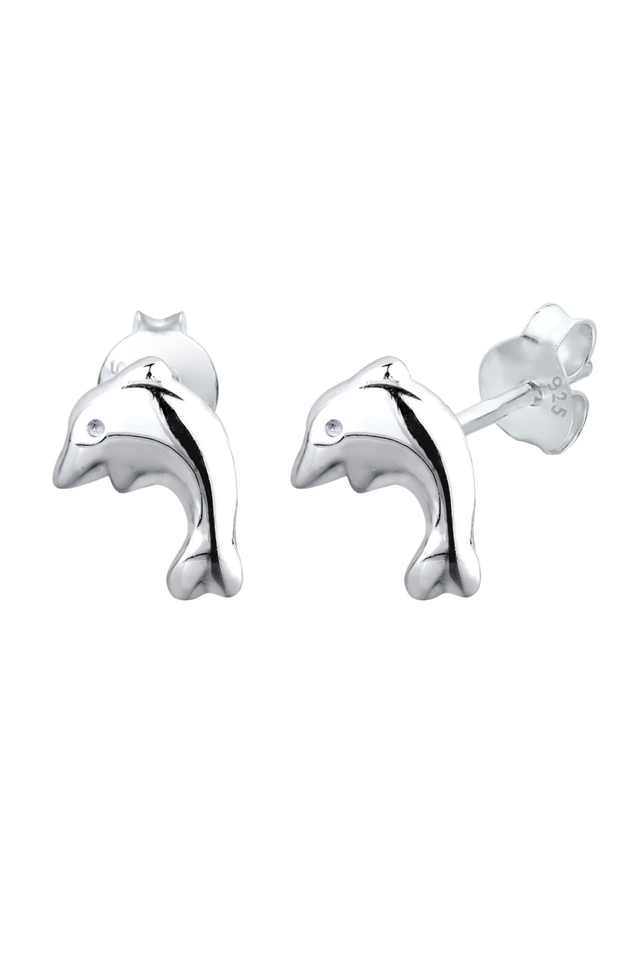 ELLI Ohrringe Kinder Delfin Fisch Maritim 925 Sterling Silber, Bild 1