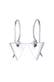 Ohrringe Ohrhänger Triangle 925 Sterling Silber Silber