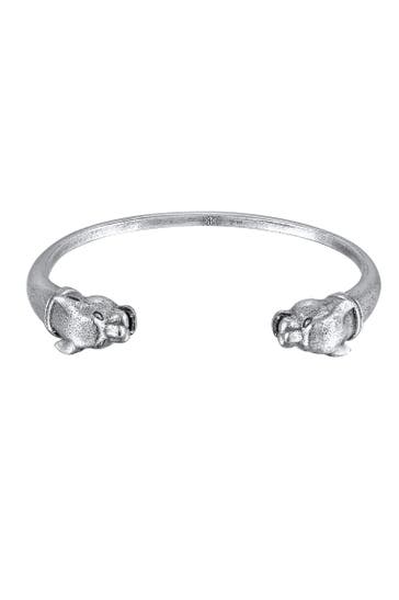 KUZZOI Armband Armreif Panther Maskulin Tier Symbol 925 Silber
