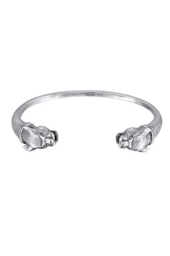 KUZZOI Armband Armreif Panther Maskulin Tier Symbol 925 Silber Silber