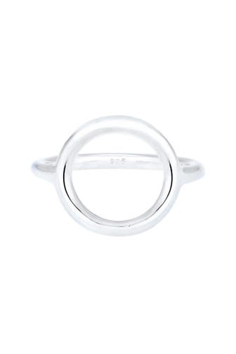 ELLI Ring Kreis Rund Geo Statement 925 Silber Silber