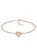 Armband Lebensbaum Herz Blatt 925 Sterling Silber Rosegold