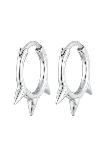 ELLI Ohrringe Creolen Spikes Trend Must-Have Blogger 925 Silber Silber