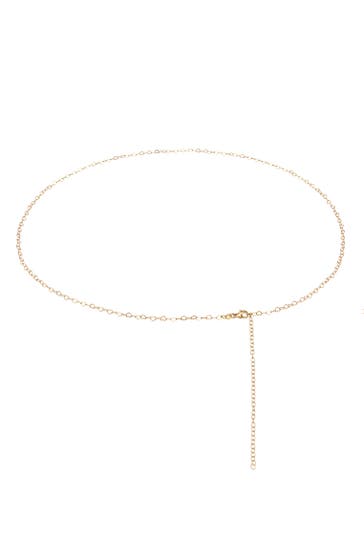 ELLI Kette Taillenkette Body Chain Herz 925er Silber vergoldet Gold