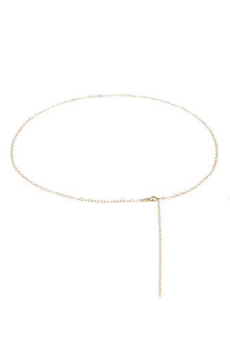 ELLI Kette Taillenkette Body Chain Herz 925er Silber vergoldet Gold