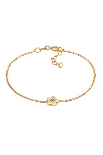 ELLI Armband Kinder Blume 925 Sterling Silber, mit Kristallen von Swarovski®
