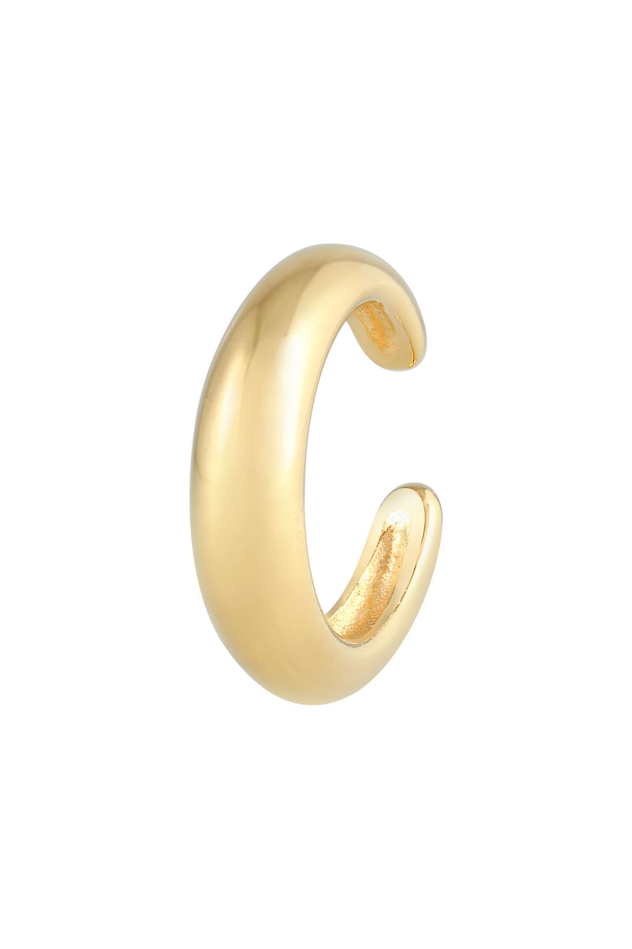 ELLI Ohrringe Earcuff Single Markant Basic Look 925 Silber Gold, Bild 1