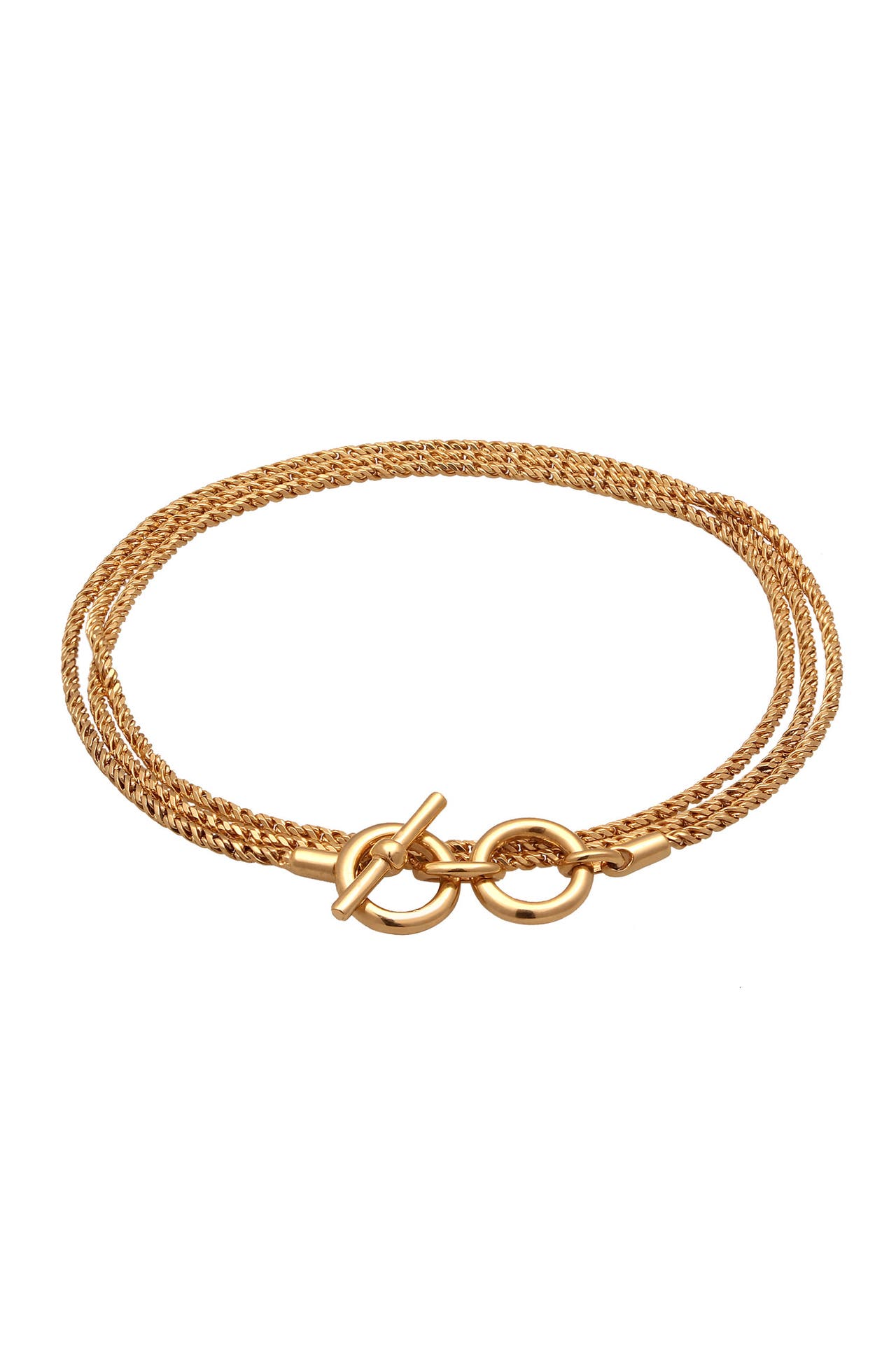 KUZZOI Armband Männer Kordelkette T-Bone Oxidiert 925 Silber Gold, Bild 1