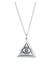 Kette Herren Evil Eye Dreieck 925 Sterling Silber Silber