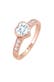 Ring Herz Zirkonia Symbol Verlobung 925 Silber Rosegold