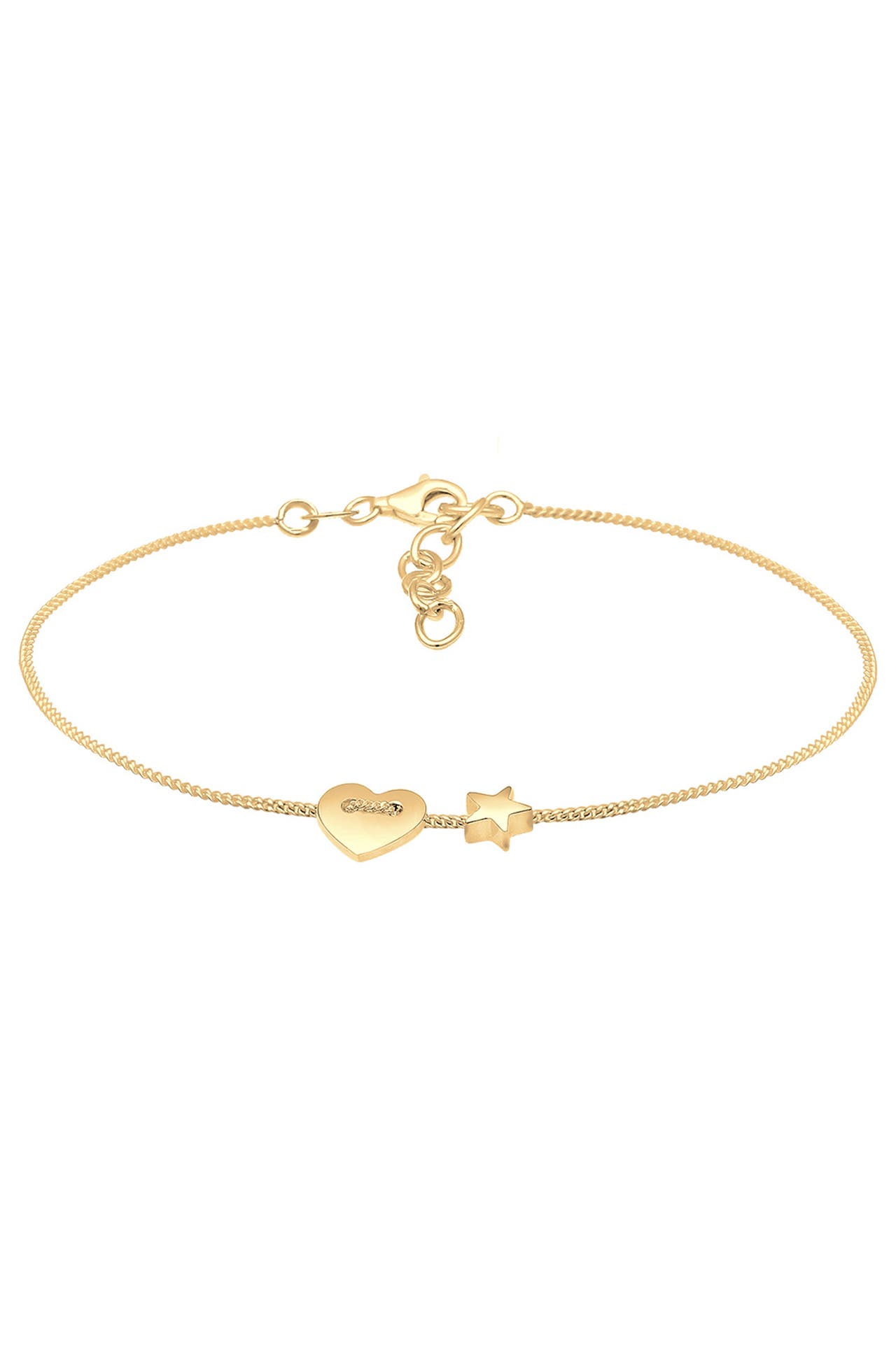 ELLI Armband Herz Sterne Astro Symbol Filigran 925 Silber Gold, Bild 1