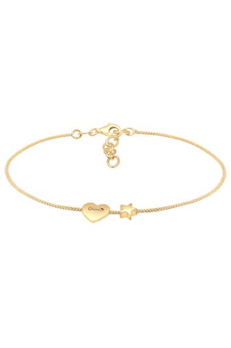 ELLI Armband Herz Sterne Astro Symbol Filigran 925 Silber Gold