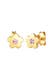 Ohrringe Kinder Blume Rosa 925 Silber, mit Kristallen von Swarovski®