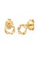 Ohrringe Ohrstecker Kreis Rund Gedreht 585 Gelbgold Gold