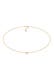 Kette Choker Herz 925 Silber, mit Kristallen von Swarovski® Gold