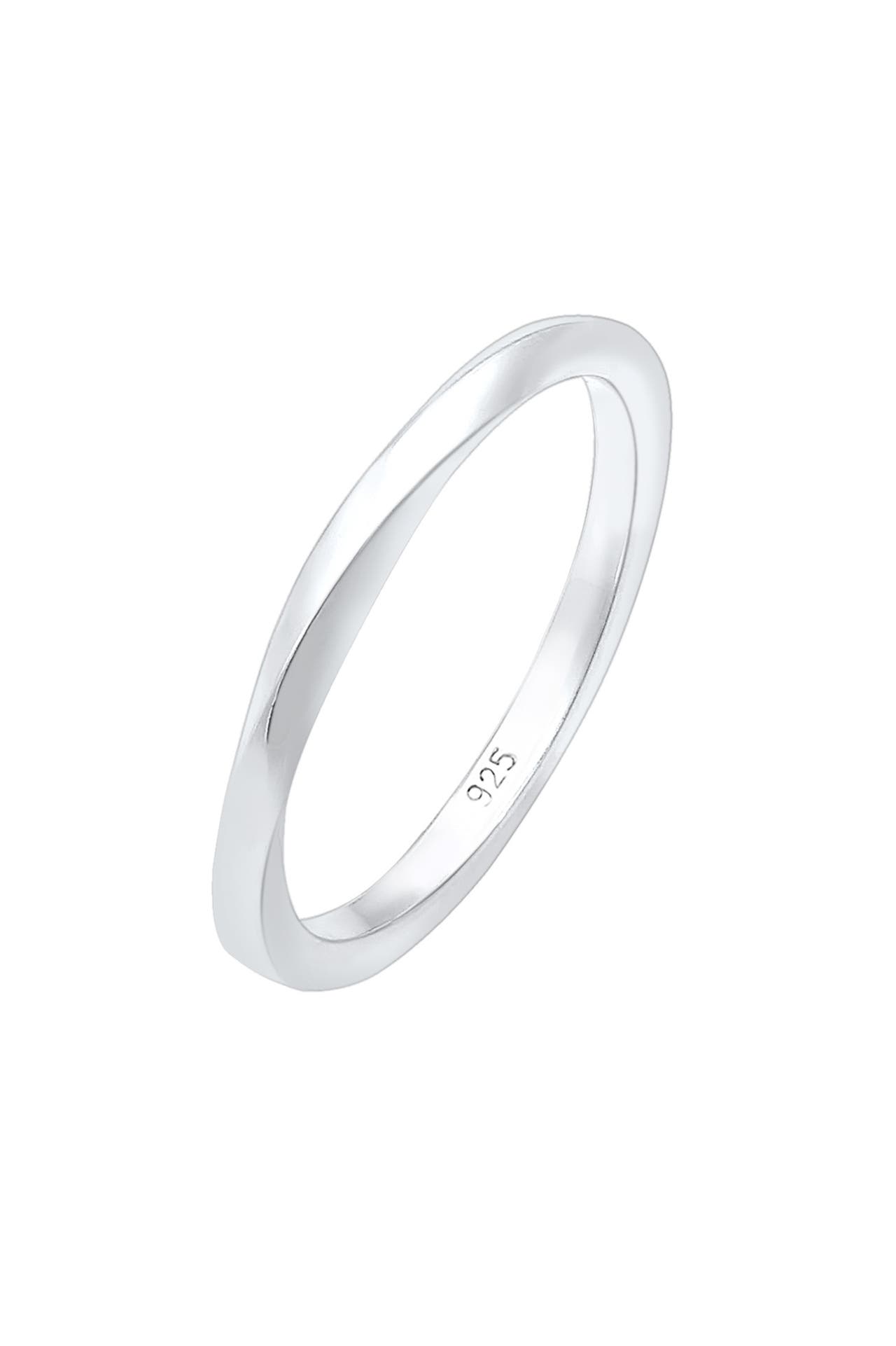 ELLI Ring Gedreht Trend Basic 925er Silber Silber, Bild 1