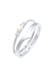 Ring Marquise Opal Zirkonia Dreieck ( 2 tlg) 925 Silber Silber