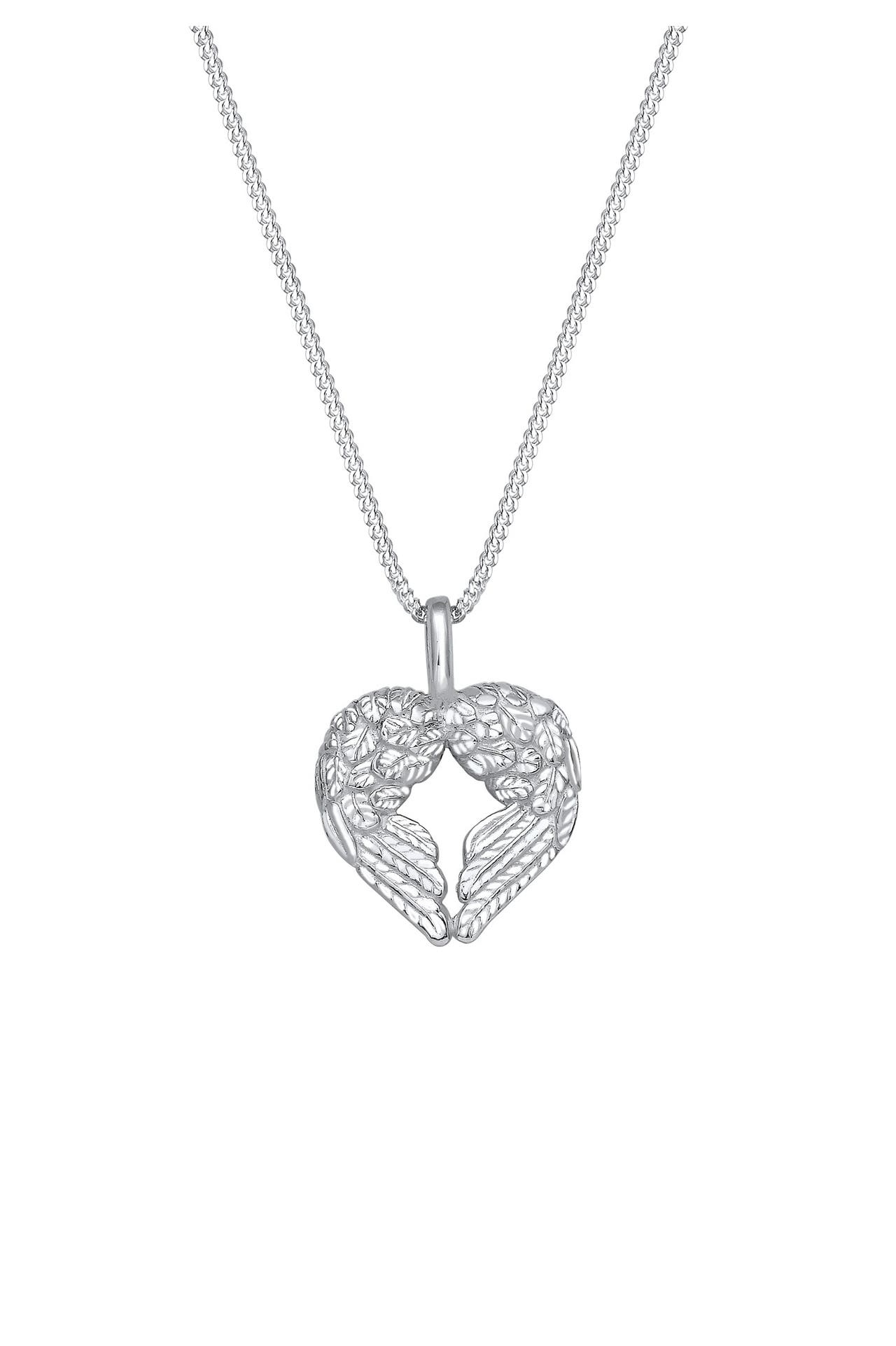 ELLI Kette Flügel Herz 925 Sterling Silber Silber, Bild 1