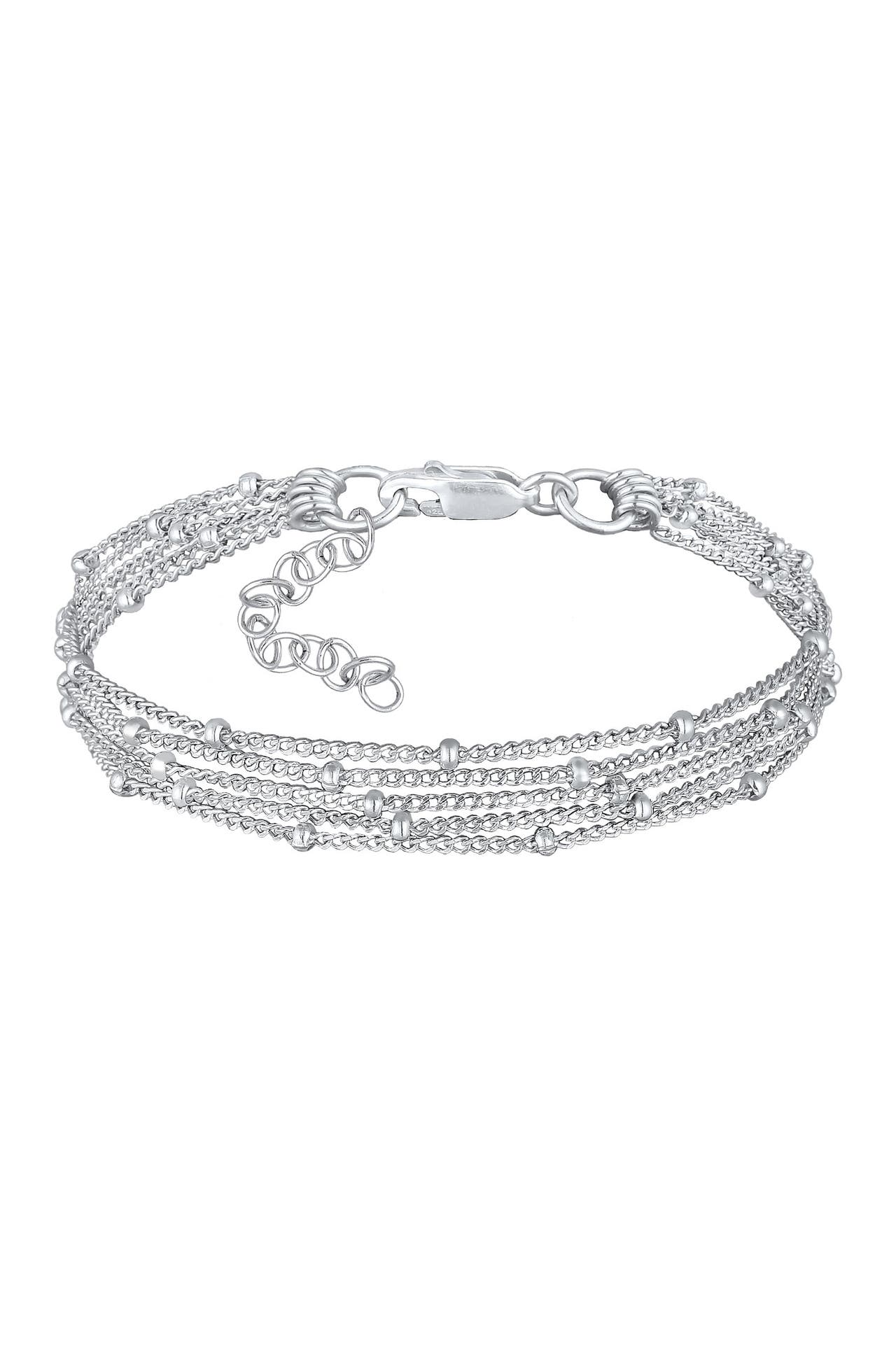 ELLI Armband Basic Kugelkette Layer Look Trend 925er Silber Silber, Bild 1