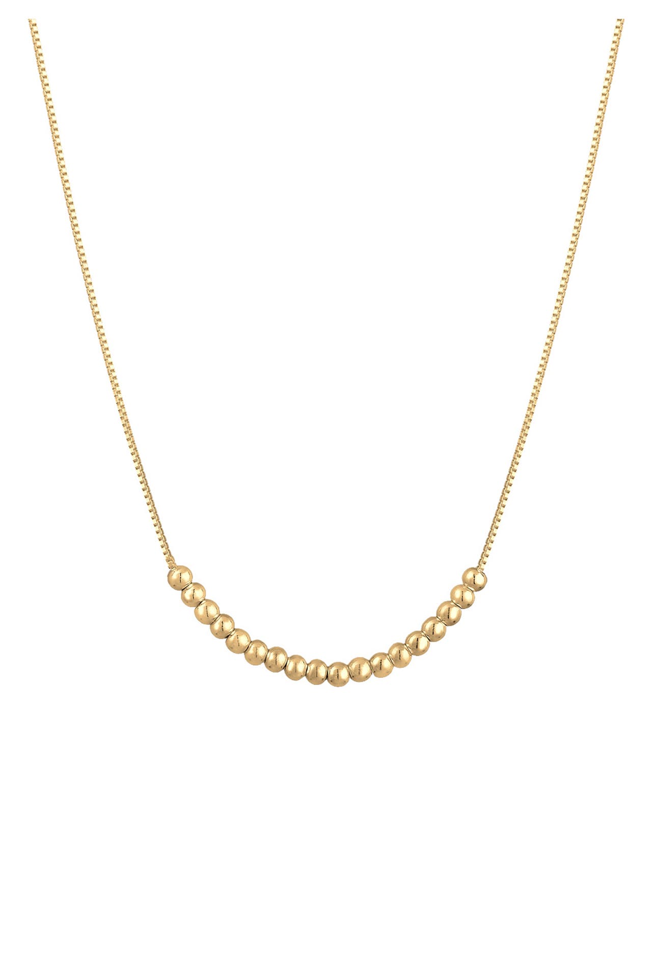 ELLI Kette Kugel Elemente 925 Sterling Silber Gold, Bild 1