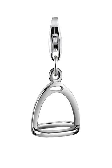 NENALINA Charm Steigbügel Pferd Hobby Anhänger 925 Silber