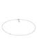 Kette Choker Zirkonia Solitär Zart 925 Silber Silber