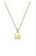Kette Quadrat Diamant (0.015 ct) 585 Gelbgold Gold