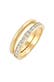 Ring Set mit Kristallen von Swarovski®925 Sterling Silber Gold