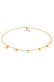 Kette Choker Kette Geo Plättchen Rund 925 Silber Gold