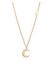 Kette Halbmond Stern Astro 925 Sillber Gold