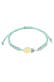 Armband Kinder Ananas Bunt Nylon verstellbar 925 Silber