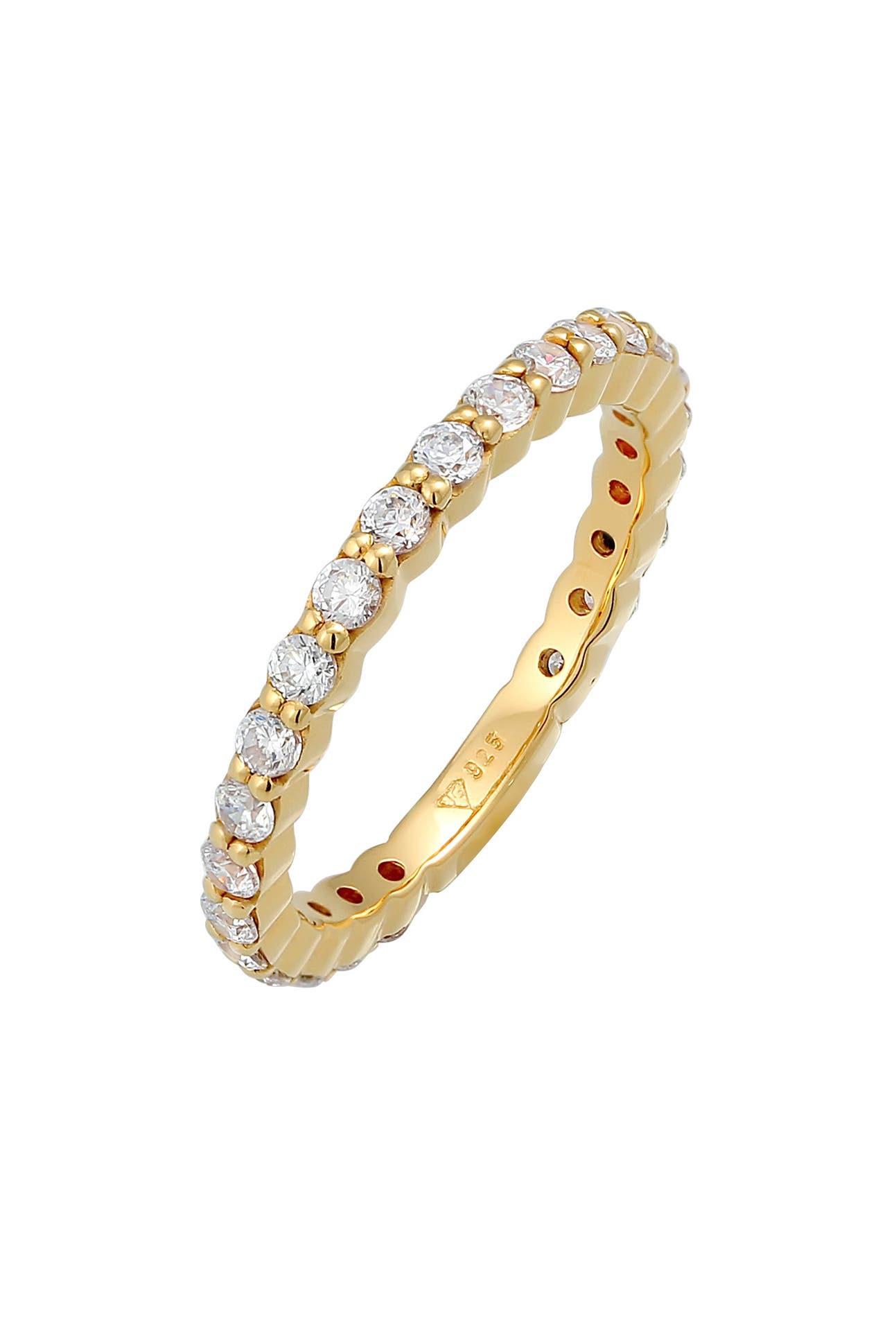 ELLI Ring Memoire Eternity Zirkonia Funkelnd 925 Silber, Bild 1