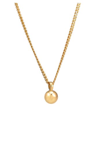 ELLI Kette Kugel Geo Look Panzerkette 925 Silber Gold