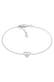 Armband Herz Liebe Romantik Diamant (0.03 ct) 925 Silber Silber