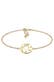 Armband Weltkugel 925er Silber gold